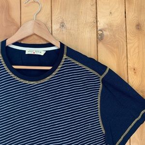 Side Stripped Shirt - Blue